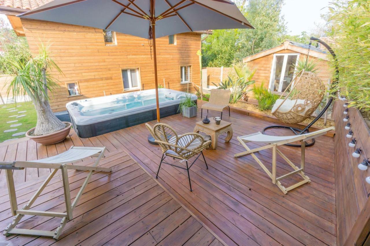 Wood'N Sea Surf Lodge - Auberge De Jeunesse Capbreton Esterno foto